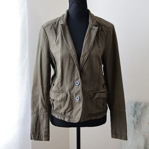 Anthropologie X Hei Hei Delaine Blazer jacket in Moss Size 6 S